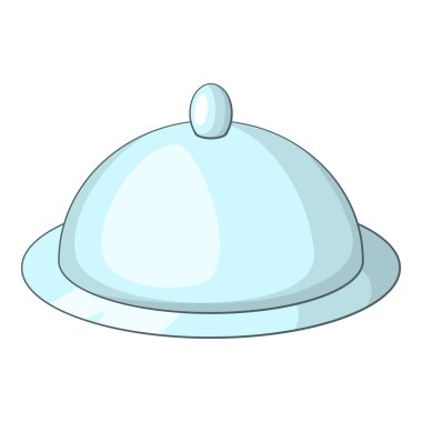 Kapak simgesi, karikatür tarzı ile tepsi