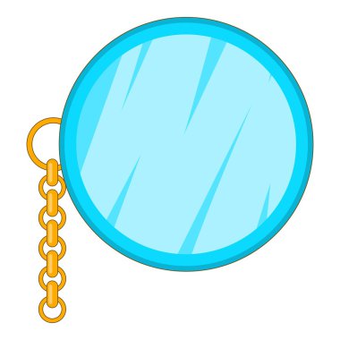 Tek gözlük simgesi, karikatür tarzı