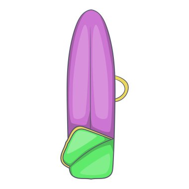 Sörf tahtası durum simgesi, karikatür tarzı