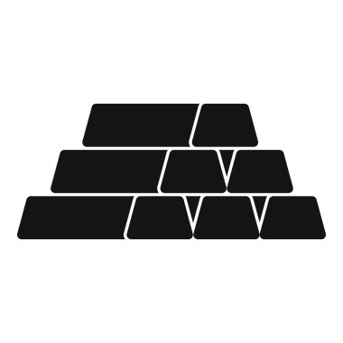 Altın külçeleri simgesi, basit biçim