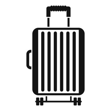 Bavul tekerlekleri simgesini, basit tarzı
