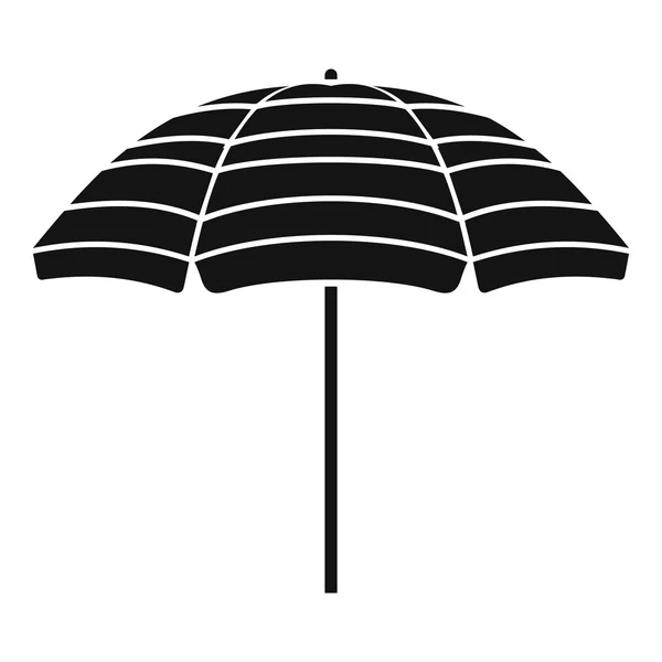 Ícone de guarda-chuva praia, estilo simples — Vetor de Stock