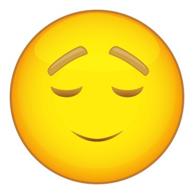 Utanç verici ifade simgesi, karikatür tarzı