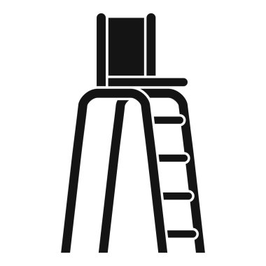 Tenis tower hakim simgesi, basit tarzı için