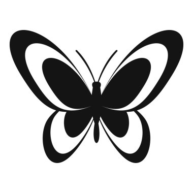 Kelebek kutsal kişilerin resmi, basit tarzı