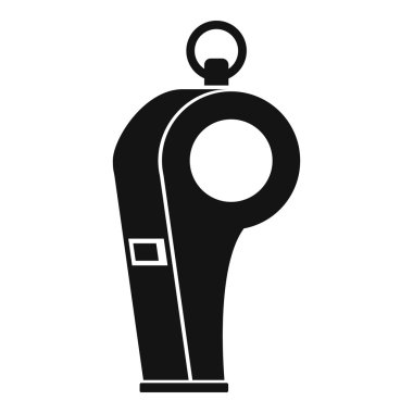 Düdük refere simgesinin, basit tarzı