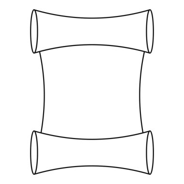 Kaydırma simge, anahat stili