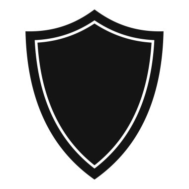 Kalkan savaş simgesi, basit tarzı için