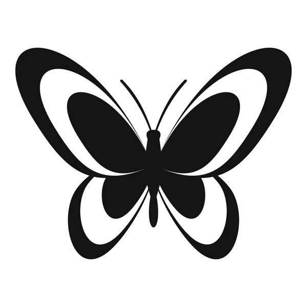 Butterfly ikon, enkel stil — Stock vektor