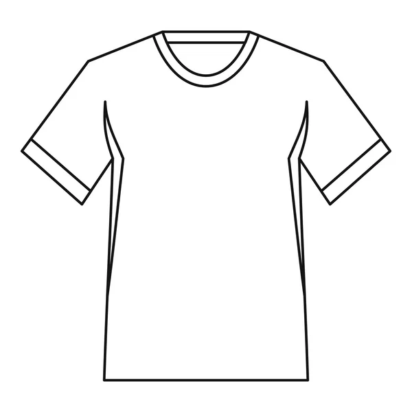 Férfi tenisz póló ikonra, vázlat stílusában — Stock Vector