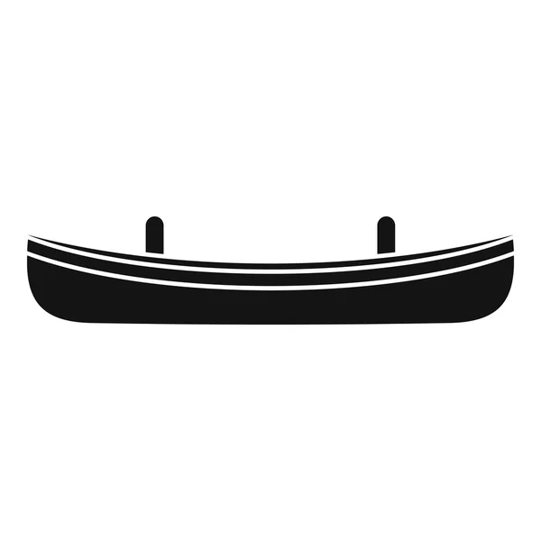 Icono de barco pequeño, estilo simple — Archivo Imágenes Vectoriales