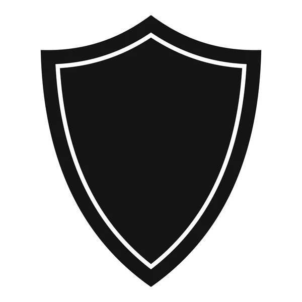 Escudo para ícone de guerra, estilo simples —  Vetores de Stock