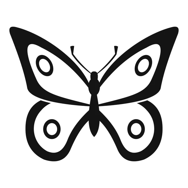 Pequeño icono de mariposa, estilo simple — Vector de stock