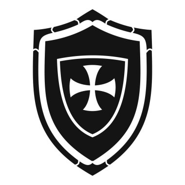 Kalkan simgesi, basit tarzı ile