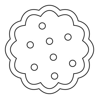 Tanımlama bilgileri simgesi, anahat stili