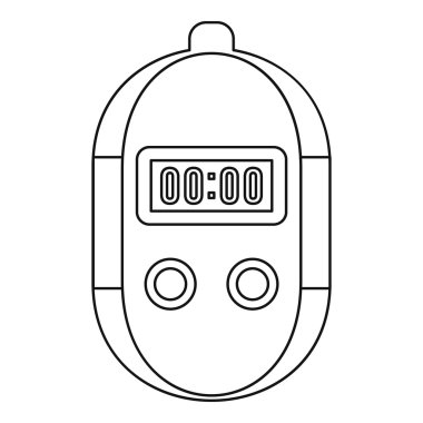 Kronometre simgesi, özet biçimi