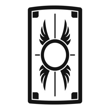 Süsleme simgesi, basit tarzı kalkan