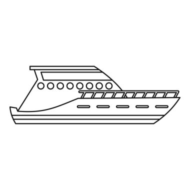 Yat simgesi, anahat stili