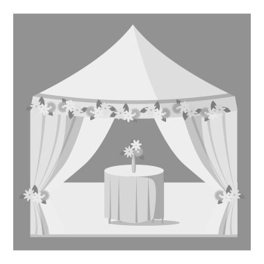 Seçim Çerçevesi simgesi, gri monokrom tarzı düğün