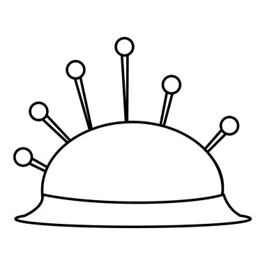 İğne çubuğu simgesi, anahat stili