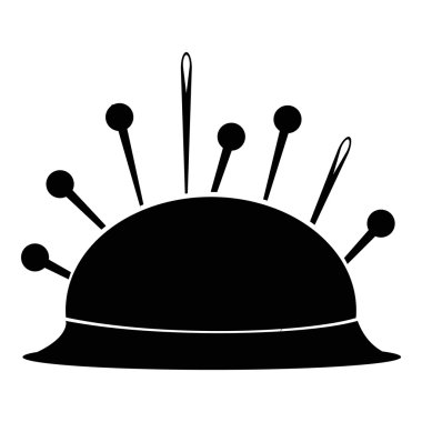 İğne çubuğu simgesi, basit tarzı