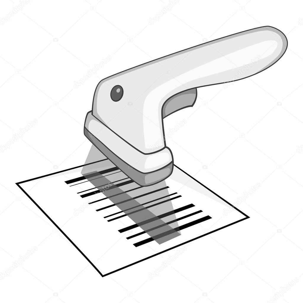 Barcode Scanner Icon Gray Monochrome Style Vector Image By C Ylivdesign Vector Stock 128682544