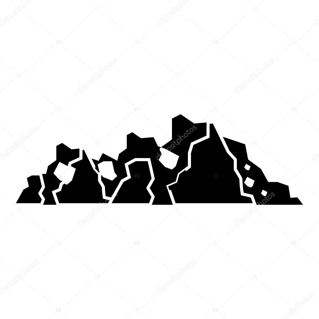 Ground icon. Simple illustration of ground vector icon for web