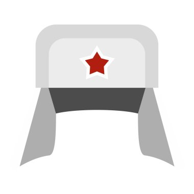 Güzelliğini simgesi, düz stil