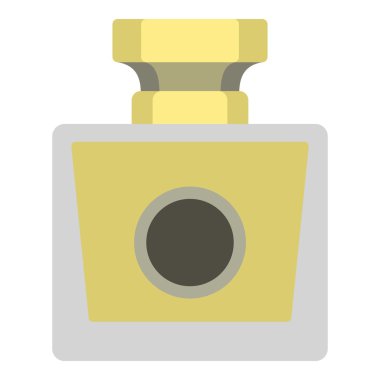 Parfüm şişesi simgesi, düz stil