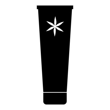 Tüp krem simgesinin, basit tarzı