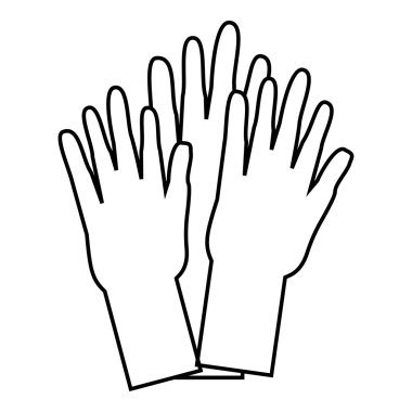 İnsanların farklı milletlerden simgesinin eller