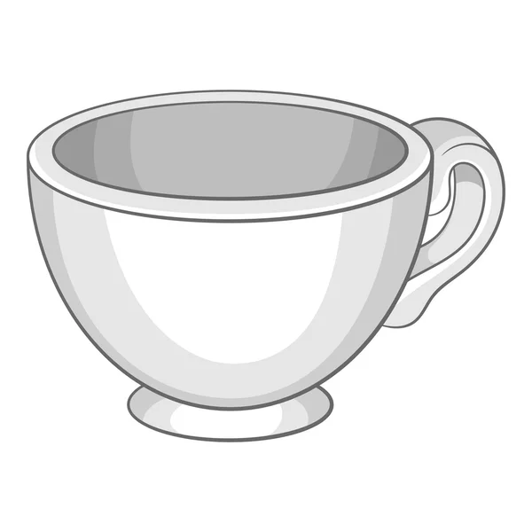 Icône de tasse, style dessin animé — Image vectorielle