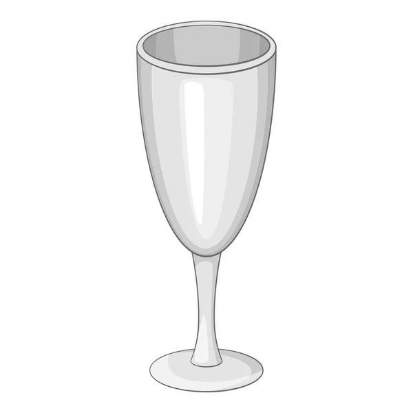 Icono de copa de vino, estilo de dibujos animados — Vector de stock