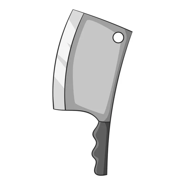 大きなナイフのアイコン、漫画のスタイル — ストックベクタ