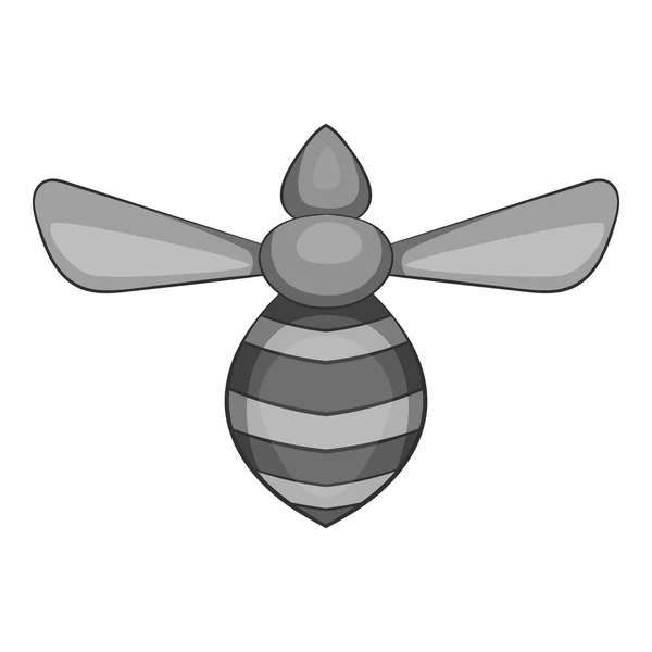 Bee pictogram, cartoon stijl — Stockvector