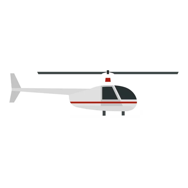 Icono de helicóptero, estilo plano — Vector de stock