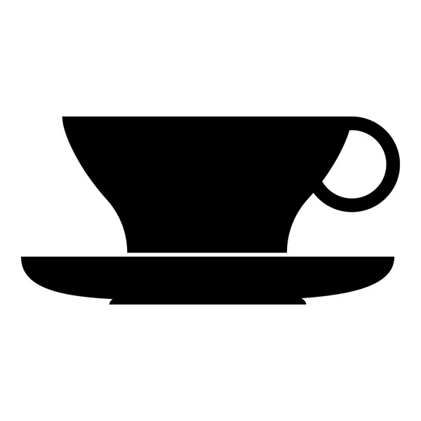 Taza de té icono, estilo simple — Vector de stock