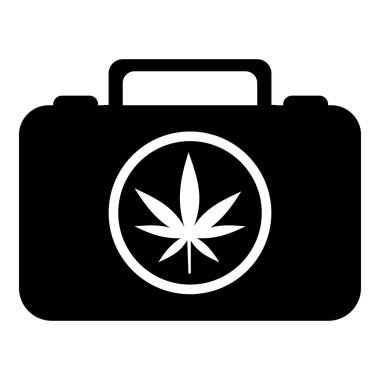 Esrar simgesi, basit tarzı ile bavul