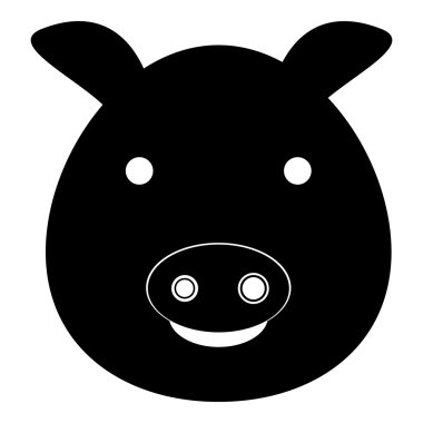 Domuz simgesi, basit tarzı