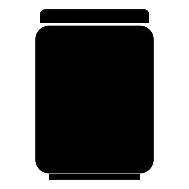 Hapları simgesi, basit tarzı kavanoz