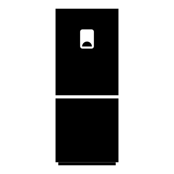 Hűtőszekrény ikon, egyszerű stílus — Stock Vector
