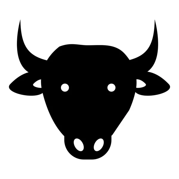 Cow icon, simple style — Stock Vector