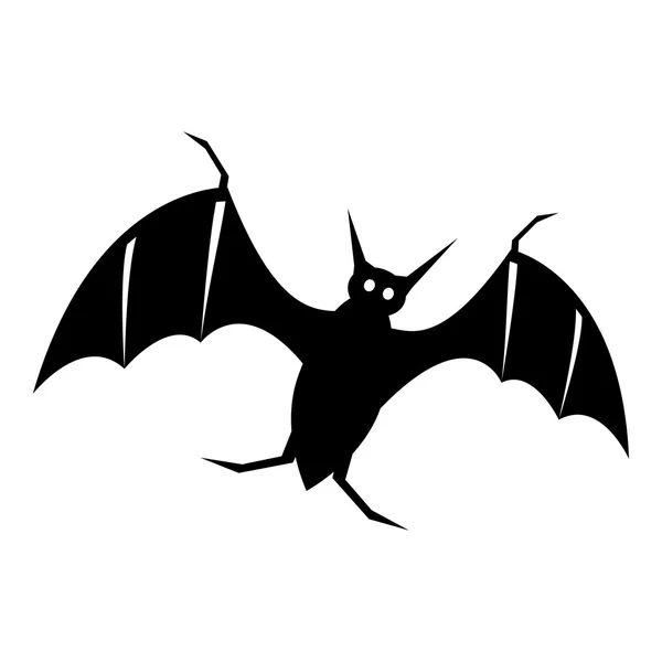 Icona pipistrello, stile semplice — Vettoriale Stock