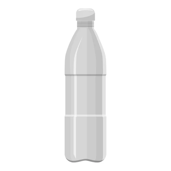 Ícone de garrafa, estilo monocromático cinza — Vetor de Stock