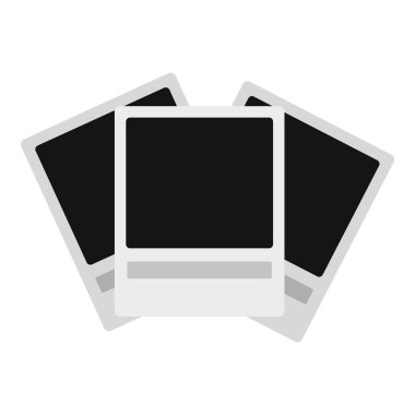 Fotoğraf simge, düz stil