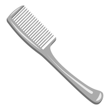 Tutamaç simgesi, gri tek renkli tarzı ile tarak