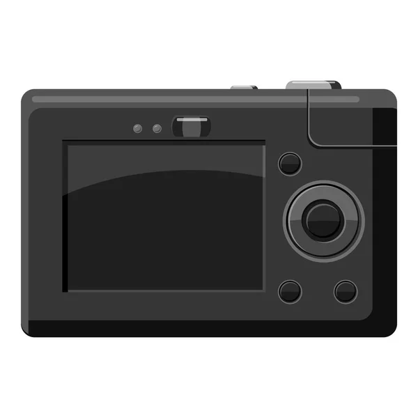 Kamera-Display-Symbol, grauer monochromer Stil — Stockvektor