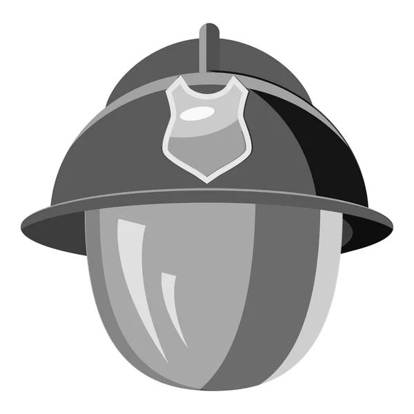 Firefighter helmet with mask icon — Stock Vector