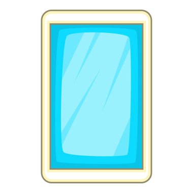 Mavi smartphone simgesi, karikatür tarzı