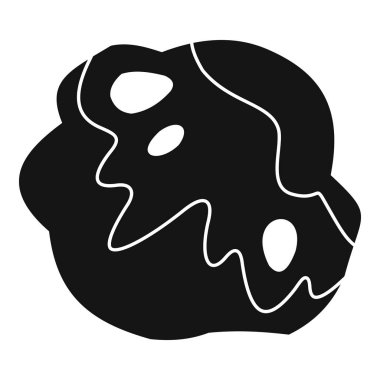 Ay taş simgesi, basit tarzı